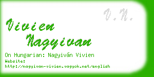 vivien nagyivan business card